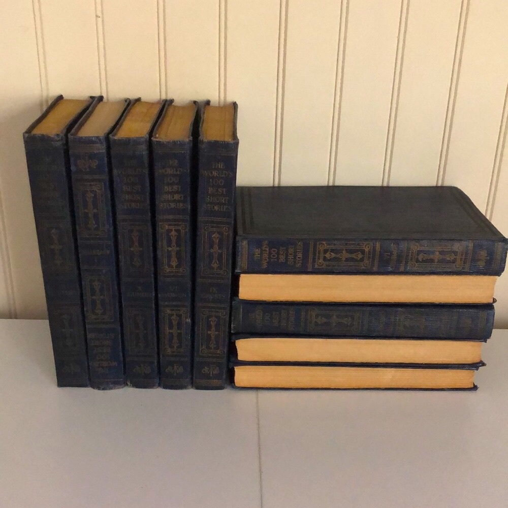 Set of 10 Antique Books